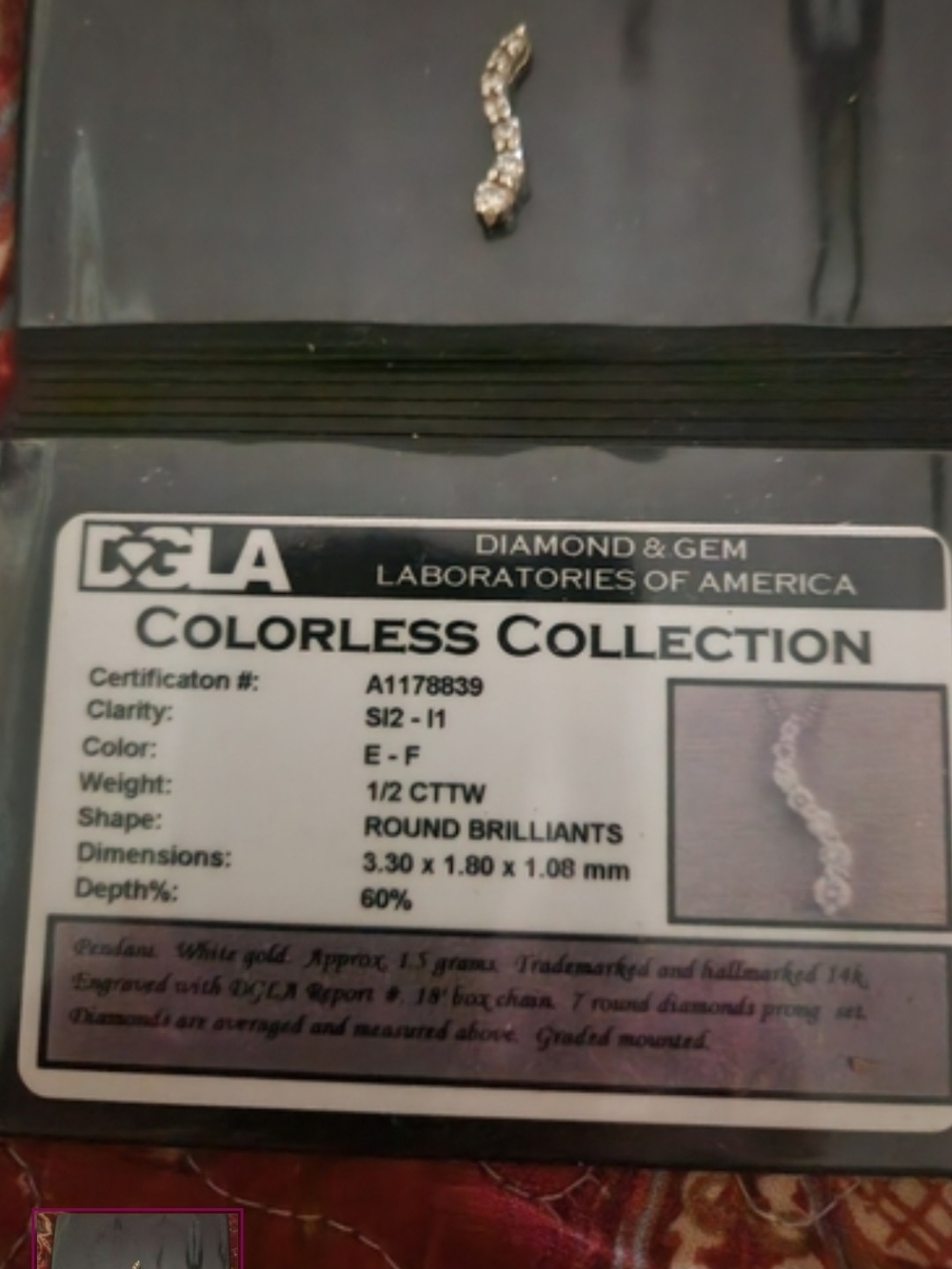 DIAMOND Journey Pendant
